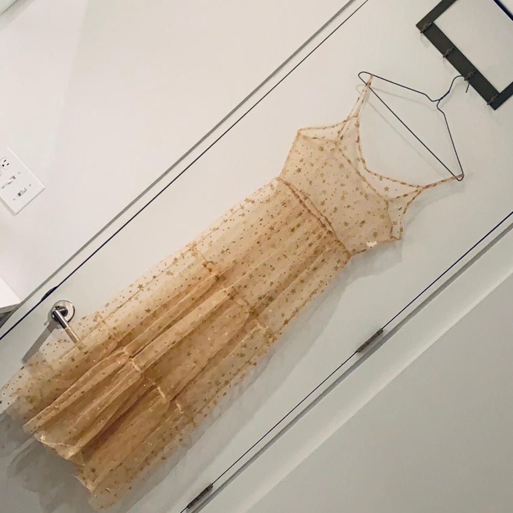 Dress stars golden lirika matoshi dupe